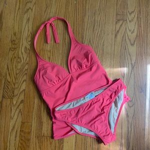 Cute pink tankini